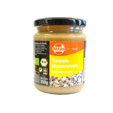 Krem z Prażonych Pestek Słonecznika Bio 250 g - Terrasana