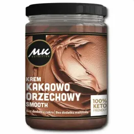 Krem Kakaowo-Orzechowy Smooth Bez Dodatku Cukru 500 g - MK Nutrition