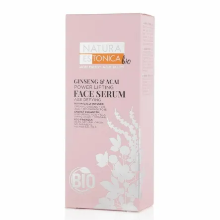 Serum do Twarzy Liftingujące Żeń-Szeń & Acai 30 ml - NATURA ESTONICA BIO