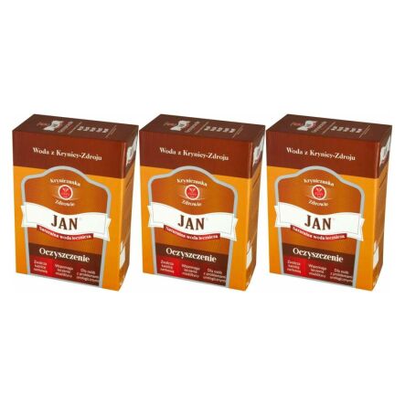 3 x Woda Lecznicza w Kartonie Jan Oczyszczenie 3 l - Krynica