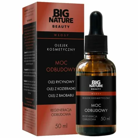 Olejek Kosmetyczny Moc Odbudowy do Włosów 50 ml - Big Nature Beauty