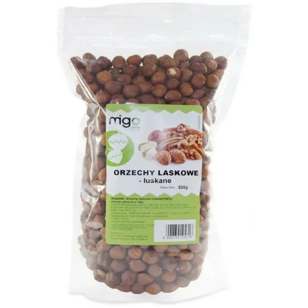 Orzechy Laskowe Łuskane 500 g - MIGOgroup - Wyprzedaż