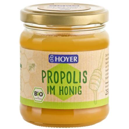 Miód z Propolisem Bio 250 g - Hoyer