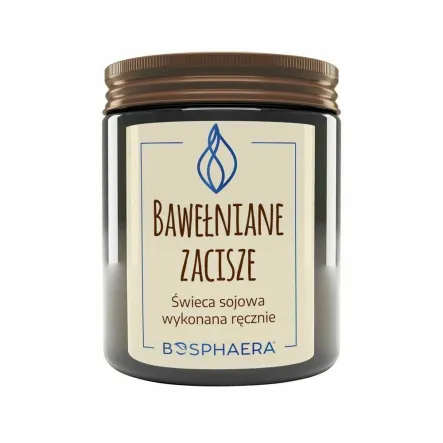 Świeca Sojowa Bawełniane Zacisze 190 g - Bosphaera