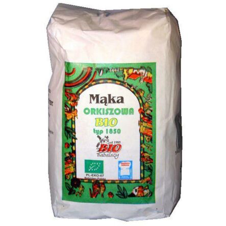 Mąka Orkiszowa Graham Typ 1850 Bio 1000 g Babalscy - Przecena Krótka Data Minimalnej Trwałości