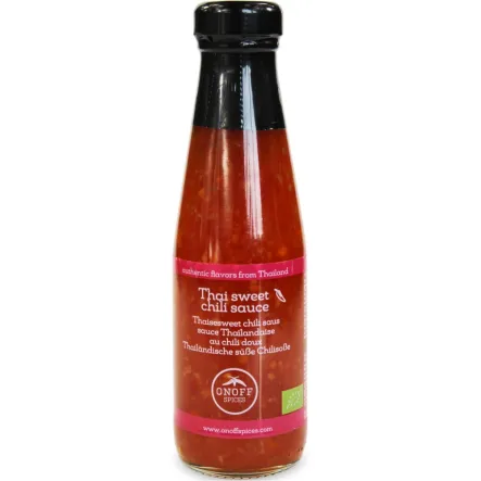 Sos Słodki Chili Bezglutenowy Bio 200 ml Onoff Spices