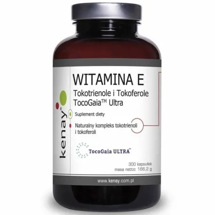 Witamina E Tokotrienole i Tokoferole TocoGaia™ Ultra 300 Kapsułek - Kenay