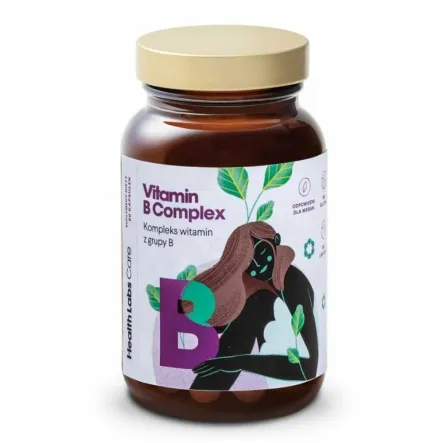 Witamina B Complex 60 Kapsułek - Health Labs Care - Wyprzedaż