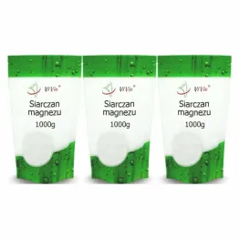 3 x Siarczan Magnezu 1 kg Vivio - Sól Gorzka Epsom