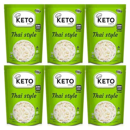 6 x Makaron Konjac Thai Style Bio 270 g (200 g) - Keto Chef