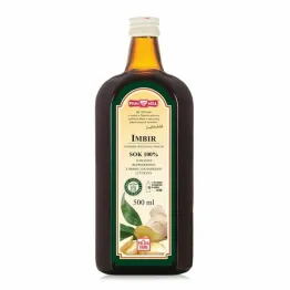 Imbir z Cytryną Sok Tłoczony 500 ml - Polska Róża