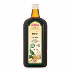 Imbir z Cytryną Sok Tłoczony 500 ml - Polska Róża