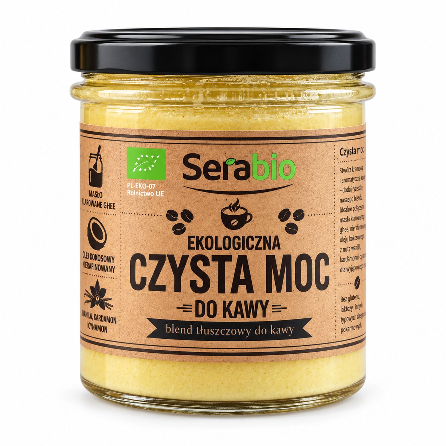 Dodatek do Kawy Czysta Moc Keto BIO 250 g - Serabio