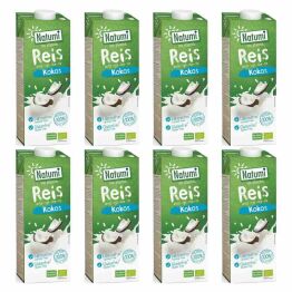 8 x Napój Ryżowo-Kokosowy Bezglutenowy Bio 1 l UHT Natumi