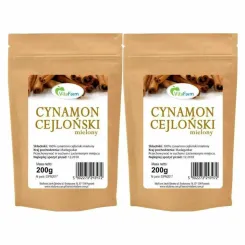 2 x Cynamon Cejloński Mielony 200 g - Vitafarm