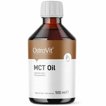 Olej MCT 500 ml - OstroVit - dobry do kawa kuloodporna w dieta ketogeniczna