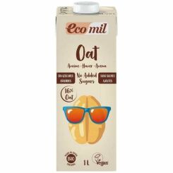 Napój Owsiany Bez Dodatku Cukru Bio 1 l - Ecomil
