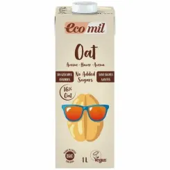 Napój Owsiany Bez Dodatku Cukru Bio 1 l - Ecomil