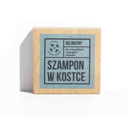 Delikatny Szampon do Włosów w Kostce 75 g 4 Szpaki