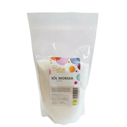Sól Morska Drobna 500 g - BATOM