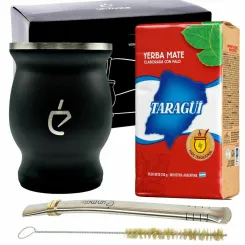 Zestaw Startowy do Yerba Mate: Matero+ Bombilla+ Taragui+ Czyścik