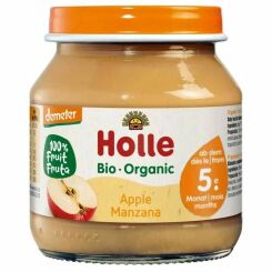 Deser Przetarte Jabłko Bio Demeter 125 g od 5 Miesiąca - Holle