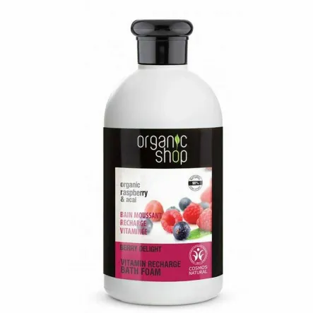 Piana do Kąpieli Jagodowa Rozkosz 500 ml - Organic Shop - Przecena Krótka Data Minimalnej Trwałości