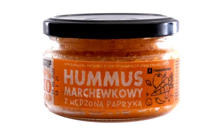 Bio Hummus z Marchewką i Papryką 190 g VegaUp