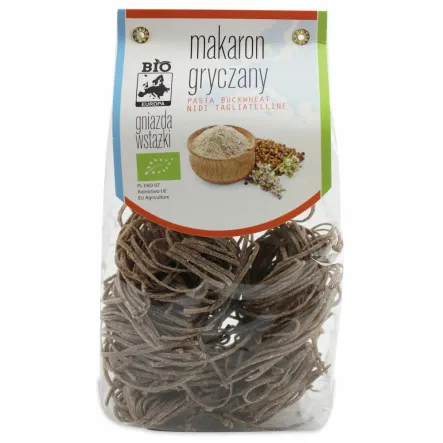 Makaron Gryczany Gniazda Wstążki Bio 250 g -  Bio Europa