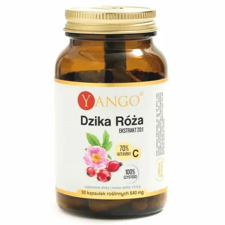 Dzika Róża 90 Kapsułek - Yango (data: 31.08.2025)