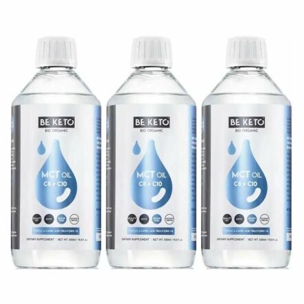 3 x Olej MCT C8 + C10 500 ml - Beketo
