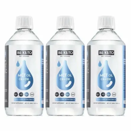 3 x Olej MCT C8 + C10 500 ml - Beketo