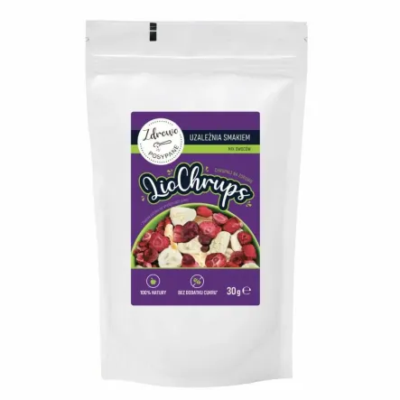 Liochrups Mix Owoców Liofilizowanych 30 g - Zdrowo Posypane