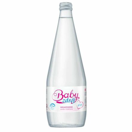 Woda Źródlana Niegazowana 700 ml (Szklana Butelka) - Baby Zdrój