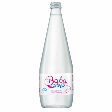 Woda Źródlana Niegazowana 700 ml (Szklana Butelka) - Baby Zdrój