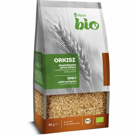 Orkisz Ekspandowany Bio 80 g - Soligrano