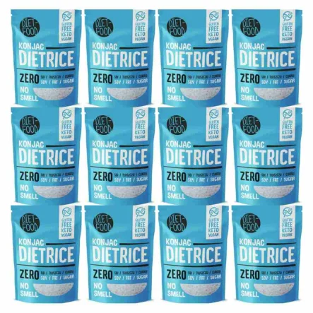 12 x Makaron Konjac Rice 370 g (200 g) - Diet Food