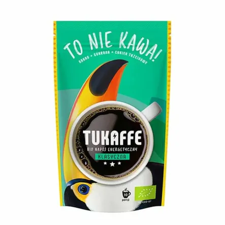 Tukaffe Bio Napój Energetyczny Smak Klasyczny 100 g - Joyfood - Przecena Krótka Data Minimalnej Trwałości