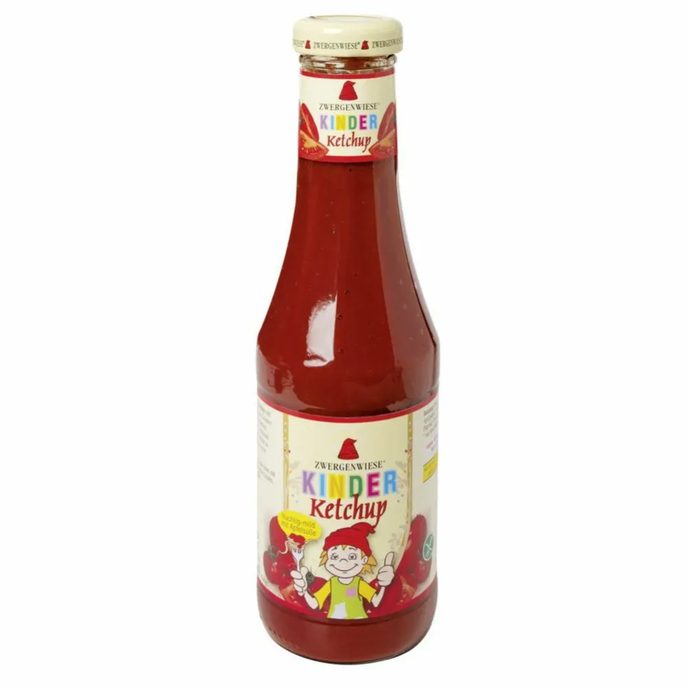 Ketchup Dla Dzieci Słodzony Syropem Jabłkowym Bio 500 ml - Zwergenwiese