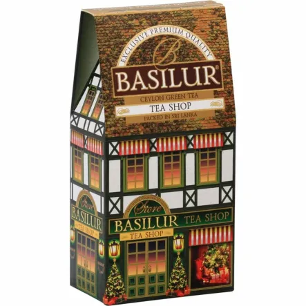 Herbata Zielona z Dodatkami Tea Shop Stożek 100 g - BASILUR