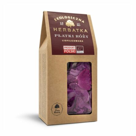 Liofilizowana Herbatka Płatki Róży Eko 10 g Dary Natury