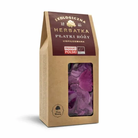 Liofilizowana Herbatka Płatki Róży Eko 10 g Dary Natury