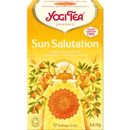 Herbatka Powitanie Słońca  Bio 34 g (17 x 2 g) - Yogi Tea