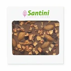 Czekolada Mleczna Migdał Śliwka Kardamon 80 g - Santini