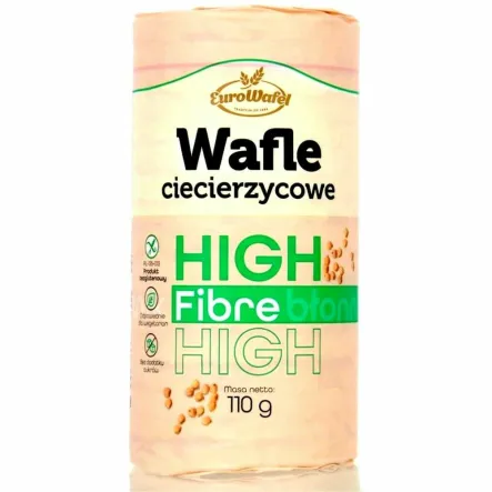 Wafle z Ciecierzycy Ekspandowane Bezglutenowe 110 g - Eurowafel