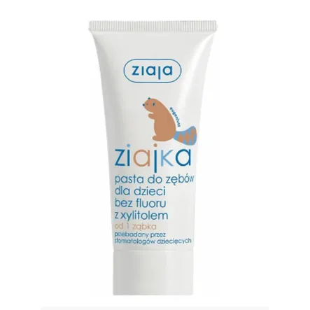 Ziajka Pasta do Zębów z Ksylitolem Bez Fluoru 50 ml - Ziaja