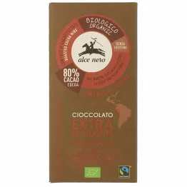 Czekolada Gorzka z Kawałkami Kakao Bio 100 g - Alce Nero