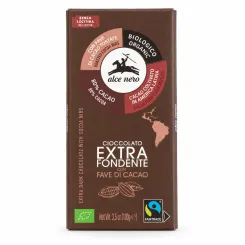 Czekolada Gorzka z Ziarnami Kakaowca Bio 100 g - Alce Nero