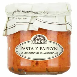 Pasta z Papryki z Suszonymi Pomidorami Bezglutenowa 180 g - Krokus