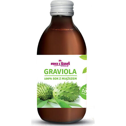 Sok z Miąższem z Gravioli 500 ml Owoce z Dżungli